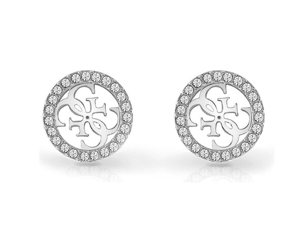 Guess Módne oceľové náušnice 4G Crush JUBE04164JWRHT/U
