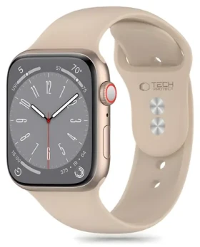 Tech-Protect Silicone Strap pre Apple Watch 38/40/41 mm hnedá / Remienok / Silikónový / Pre Apple Watch 4/5/6/7/8/9/SE