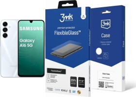 Samsung Galaxy A16 5G 4/128GB Szary (SM-A166BZADEUE) + FlexibleGlass + Etui Clear Case
