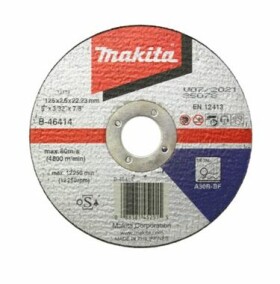 Makita B-46414 Rezný kotúč na oceľ 125 x 2.5 x 22.23 mm (B-46414)