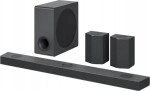 LG LG DS95QR, 9.1.5 channels, 810 W, DTS Digital Surround, DTS-HD HR, DTS-HD Master Audio, Dolby Atmos, Dolby Digital, Dolby Digital..., 96 kHz, Wireless, Black