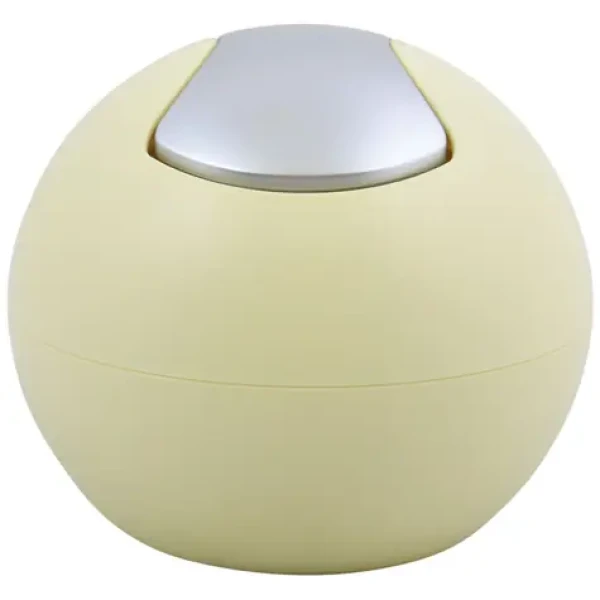 Spirella BOWL MATT mini výklopný odpadkový kôš 1 L matný žltý / plast (7610583203731)