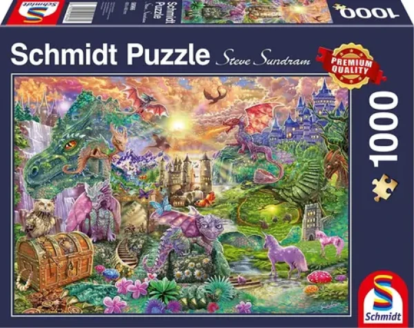 Schmidt Puzzle Začarované dračie kráľovstvo
