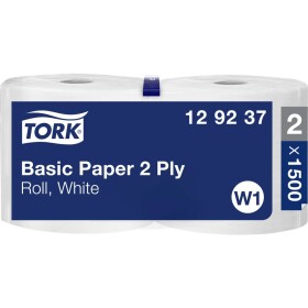 TORK Štandardné papierové obrúsky Tork rolka biela W1 129237; 129237