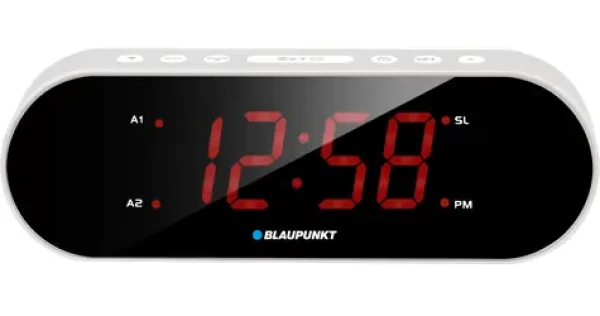 Blaupunkt CR6SL biela / rádio budík / LED displej / stmievateľný (5901750501234)