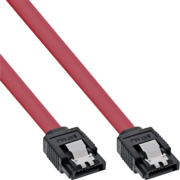 InLine SATA III kábel červená / SATA kábel / 6 Gbit / s / 0,5 m (27305)