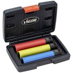 Vigor sada nástavcov pre nástrčný kľúč, 1/2 (12.5 mm), 3-dielna, V5933/3; V5933/3