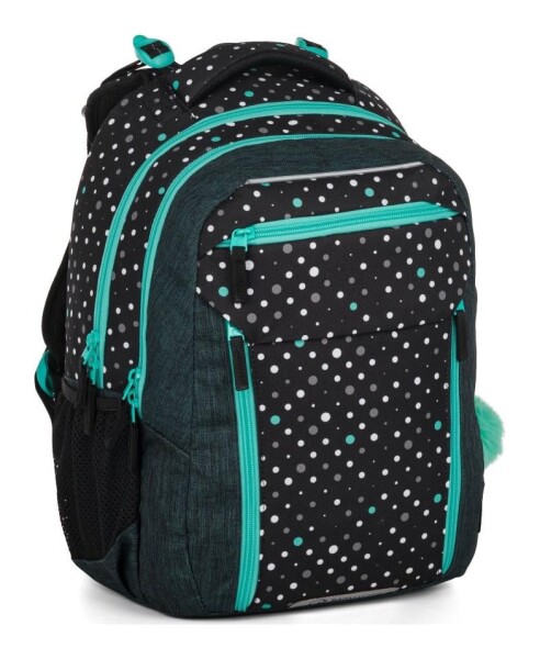 Školský set Bagmaster PORTO 24 A Set Black-Turquoise