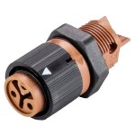 Wieland Electric RST16I3/2S B1 M02 L BR 46.031.5051.4 guľatý faston, 1 ks; 46.031.5051.4