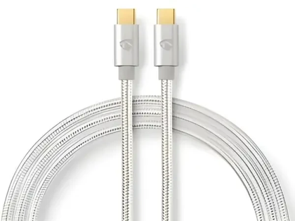 Nedis Profigold Fabritallic / Kábel USB / USB-C - USB-C / USB 2.0 / 480 Mbps / 10 W / 3 m (CCTB60700AL30)