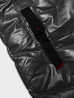 Dámska priliehavá metalická zimná bunda Graphite Rosse Line (7227) odstíny šedé XXL (44)