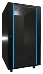 Extralink Rack 22U 600x800 čierna / Stojanový rozvádzač / 19" / sklenené dvere / nosnosť 726 kg (EX.14398)