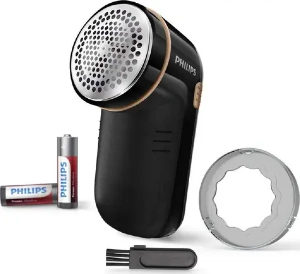 Philips GC026/80 čierna / Odžmolkovač / 2x AA batérie (11289)