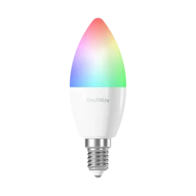 TechToy Smart Bulb RGB 6W E14 ZigBee / 470lm / 2200-6500K / Energetická trieda G (TSL-LIG-E14ZB)
