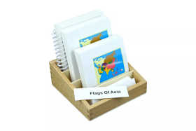 Moyo Montessori Moyo Montessori Vlajky Ázie - trojzložkové karty