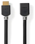 Nedis High Speed HDMI 1 m antracit / Predlžovací kábel HDMI / 8K 60Hz / 48 Gbps / eARC / Ethernet (CVBW35090AT10)