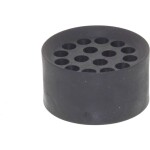 Wiska MFD 50/16/060 N/A nárazuvzdorný, s odľahčením ťahu M50 plast čierna (RAL 9005) 25 ks; 10102746