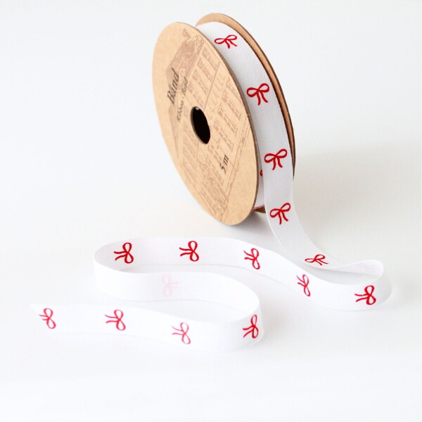 Det Gamle Apotek Dekoratívna stuha White / Bows – 5 m