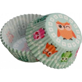 Košíčky na muffiny „Sova“ (50 ks) - Alvarak - Alvarak