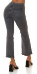 Trendy Highwaist flared Jeans black