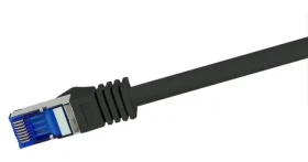 LogiLink Ultraflex černý / Patchkabel / Cat.6a / S/FTP / 0,5 m / 10 Gigabit Ethernet (C6A023S)