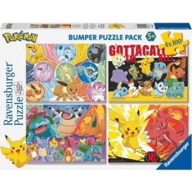 Ravensburger - Puzzle - Pokémon - 4x100 dielikov