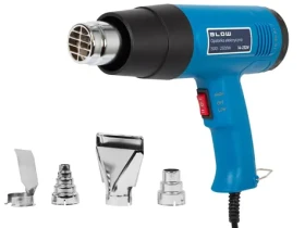 Blow Teplovzdušná pištoľ 1500-2500W / Teplovzdušná pištoľ / 1500/2500 W / teplota 300 - 650 °C (14-232#)