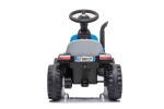 Mamido Detský elektrický traktor Swift s prívesom modrý