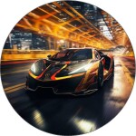 Jedlý papier Super car sport 19,5 cm - Pictu Hap - Pictu Hap