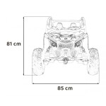 Mamido Elektrické autíčko Buggy Maverick Can-Am 2x24V 4x200W červené