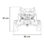 Mamido Mamido Elektrické autíčko Buggy Maverick Can-Am 2x24V 4x200W EVA zelené