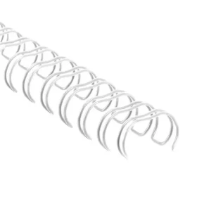 COPIERLAND Drôtené chrbty 1/2" / 3:1 / 12 mm - biele - 100 ks (CL12-bile)