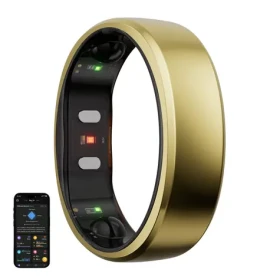 RingConn Gen 2 SMART Ring veľ. 12 zlatá / šikovný prsteň / Titan / BT 5.0 / IP68 (123031203)