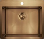 DEANTE DEANTE - Olfato Precious hnedý oceľový drez, 1-bowl ZPO_C10B