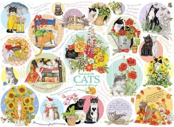 COBBLE HILL Puzzle Mačacie myšlienky