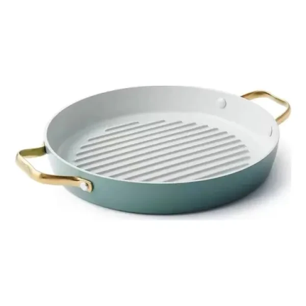 GreenPan nepriľnavá keramická grilovacia panvica Padova 28 cm zelená (CC002483-001)