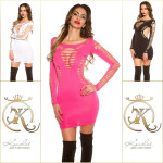 Sexy KouCla Go-Go Mini Dress with Cut Outs Einheitsgroesse