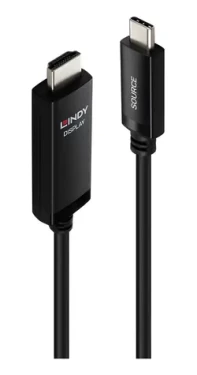 Lindy USB-C na HDMI / Prepojovací kábel / 5 m / 8K 60Hz / 144Hz (43436)