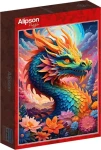 ALIPSON Puzzle Farebný drak