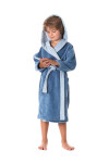 Detský župan Tampa duo s kapucňou 9159 denim light - Vestis dětské č.140