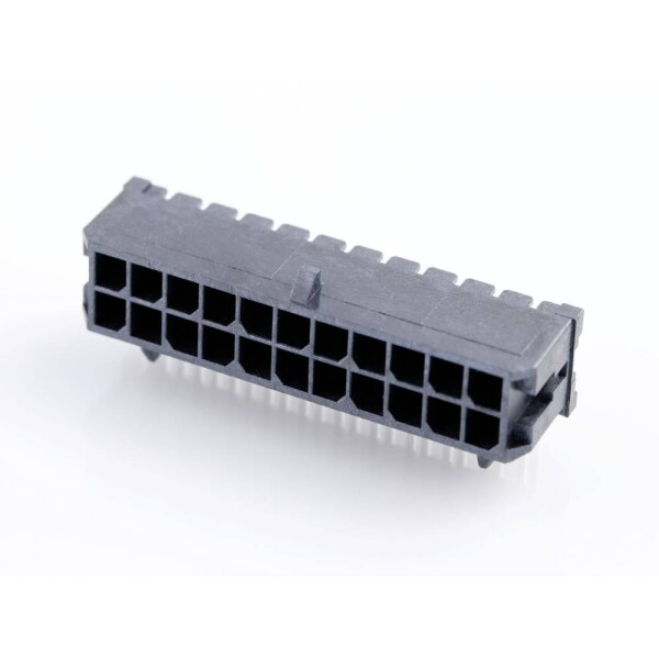 Molex vstavaná pinová lišta (štandardná) Počet pólov 22 Raster (rozteč): 3.00 mm 430452201 1 ks Tray; 430452201