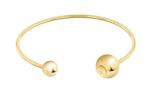 Calvin Klein Moderný pevný otvorený náramok Sculptural Bubbles 35000787