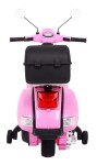 Mamido Detský elektrický skúter Vespa ružový