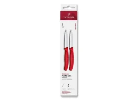 VICTORINOX Swiss Classic Kuchynský nôž 8 cm set 2 ks červená / rovné ostrie (6.7601.2C1)