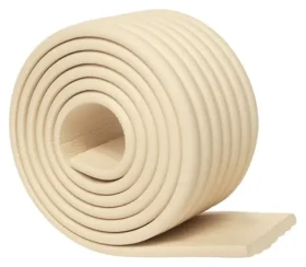 SIPO Ochranná penová páska na hrany krémová / 2 m / šírka 75 mm / hrúbka 8 mm / vr. lepiace pásky 3M
