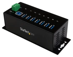 StarTech / Priemyselný USB hub / 7 portov / USB 3.0 / 7-48 V / 0 až 70 °C (ST7300USBME)