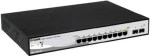 D-Link DGS-1210-10P / 10-port Gigabit PoE Smart Switch / 8x gigabit / 2x gigabit/SFP (DGS-1210-10P)