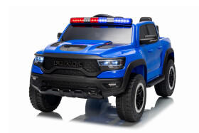 Mamido Mamido Elektrické autíčko Dodge Ram modré s majákmi 4x4 | 12V10Ah