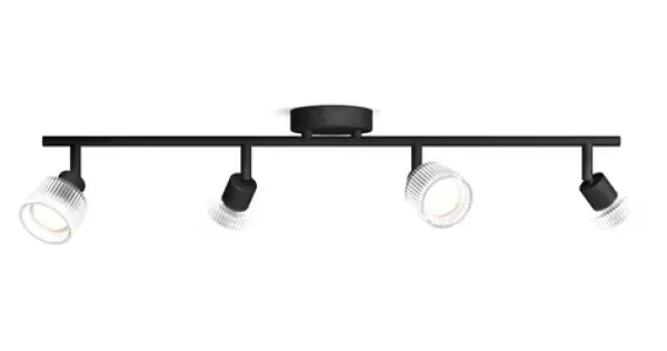 Horen LED bodové svietidlo čierne / Bodové svietidlo / 4x5W / 220-240V (SKL000532618)