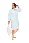 Košeľa Martel Basia III 264 long/r M-3XL kaštanové XXL